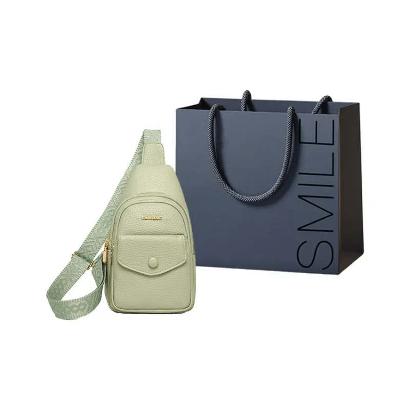 SWIMADE PU Sling Bag Regular Women's Ecru/Black/Light Green/Brown-0