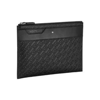 MONTBLANC M_Gram 4810 Cow Leather Clutch Medium Size Men's Black