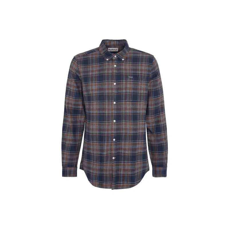 BARBOUR Eddleston Tailored Shirt Shirt Men's Navy-0