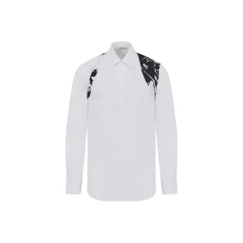 Alexander McQueen Fold Harness Buttoned Shirt