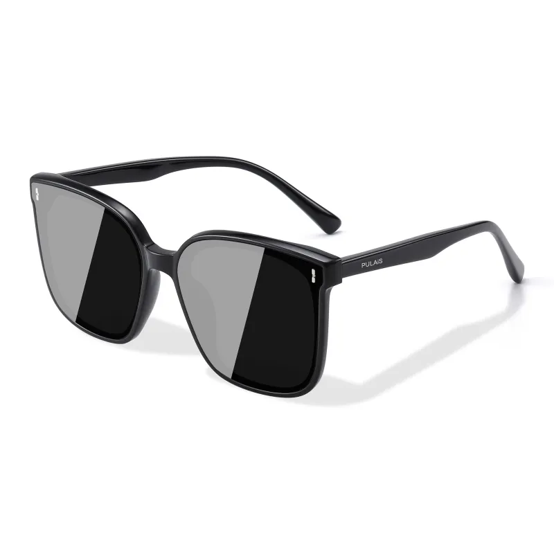 PULAIS Plate Frame Square Sunglasses Unisex-0