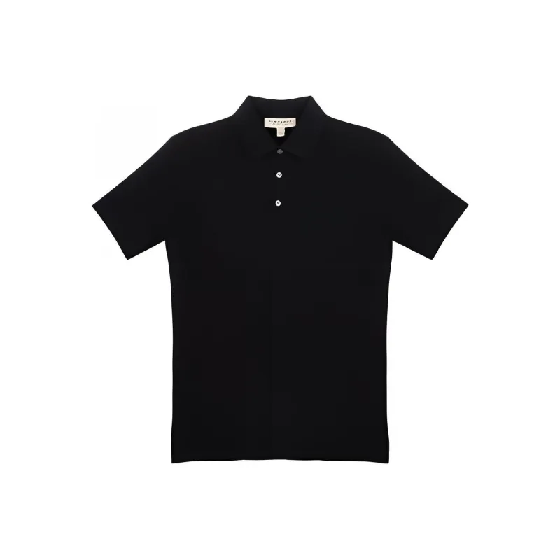 Burberry SS22 Polo Shirt Men's Black-1