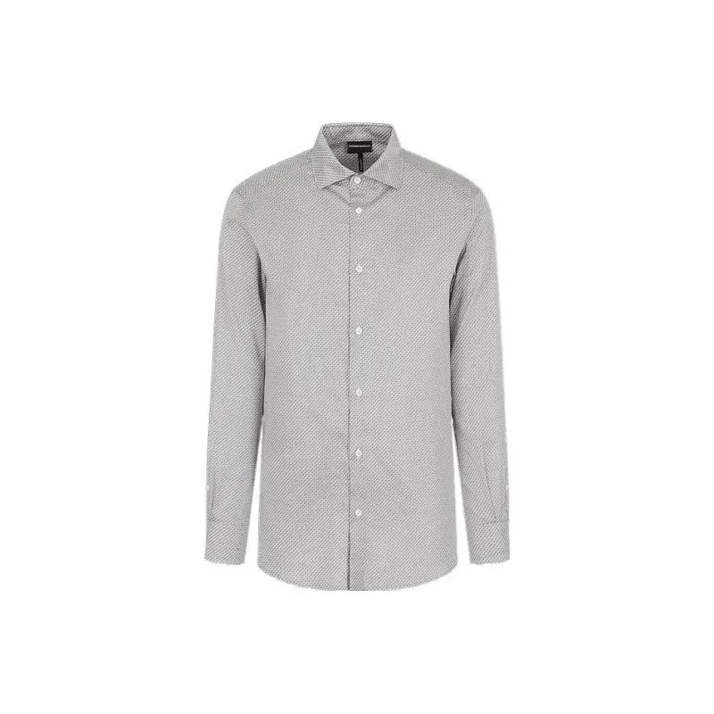 EMPORIO ARMANI Shirts Men Gray-0