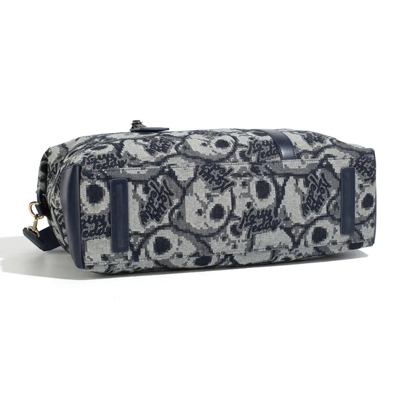 NOISY TEDDY Denim Travel Bag 20L Unisex Denim Blue-5
