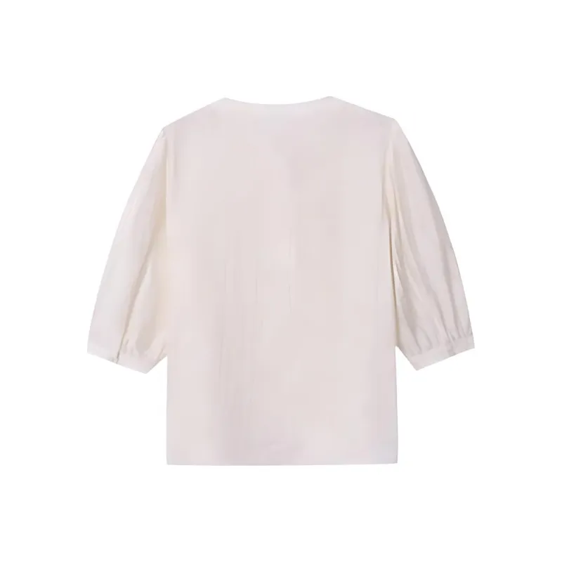 ONE SHALLOW Shirt Women's Beige-1