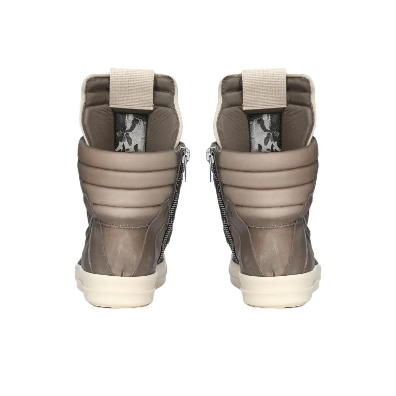 RICK OWENS/RO HOLLYWOOD High Top Skateboard Shoes Men's Brown-3