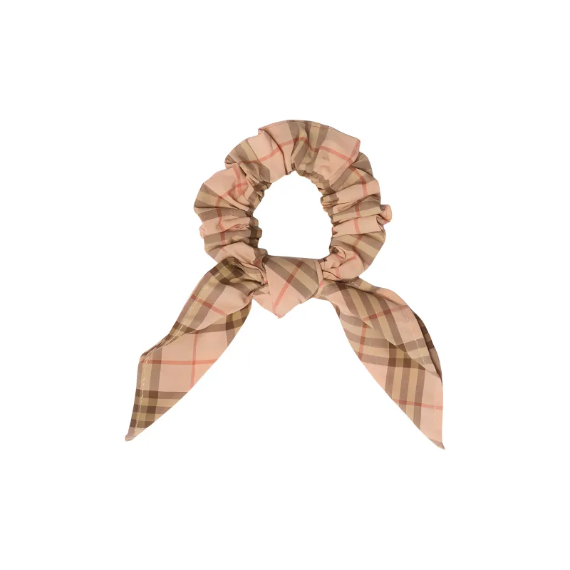 Burberry 100% Cotton Hair Tie Unisex Brown-2