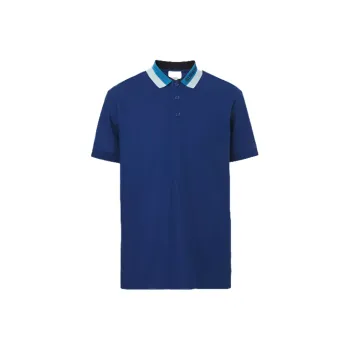 Burberry SS22 Polo Shirt Men's Blue