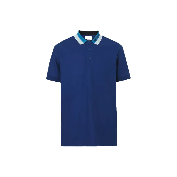 Burberry SS22 Polo Shirt Men's Blue-0
