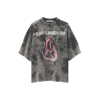 Alexander Wang Heartbreaker Bleached Effect T Shirt