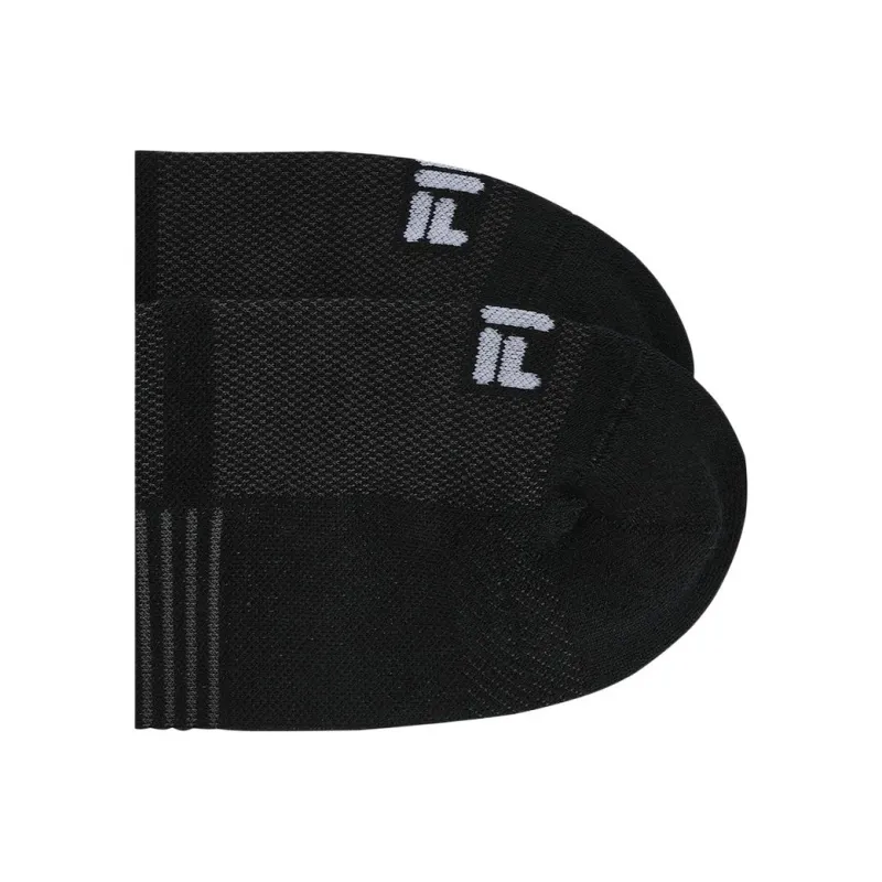 FILA Fitness Ankle Socks Men's 1 Pack Jet Black-4