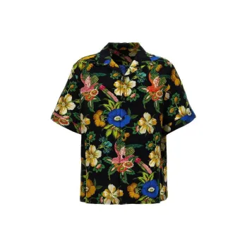 ETRO Zanzibar Printed Short Sleeved Shirt