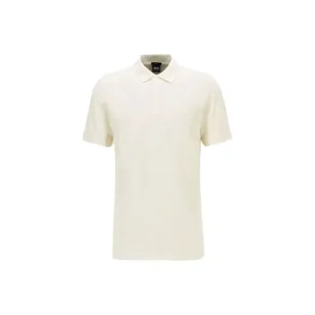HUGO BOSS Polo Shirts Men Ecru