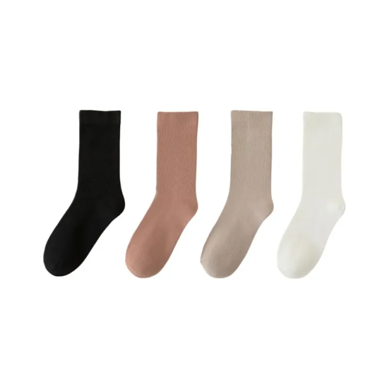 Temooues Mid Calf Socks Women's 4 Pack-10