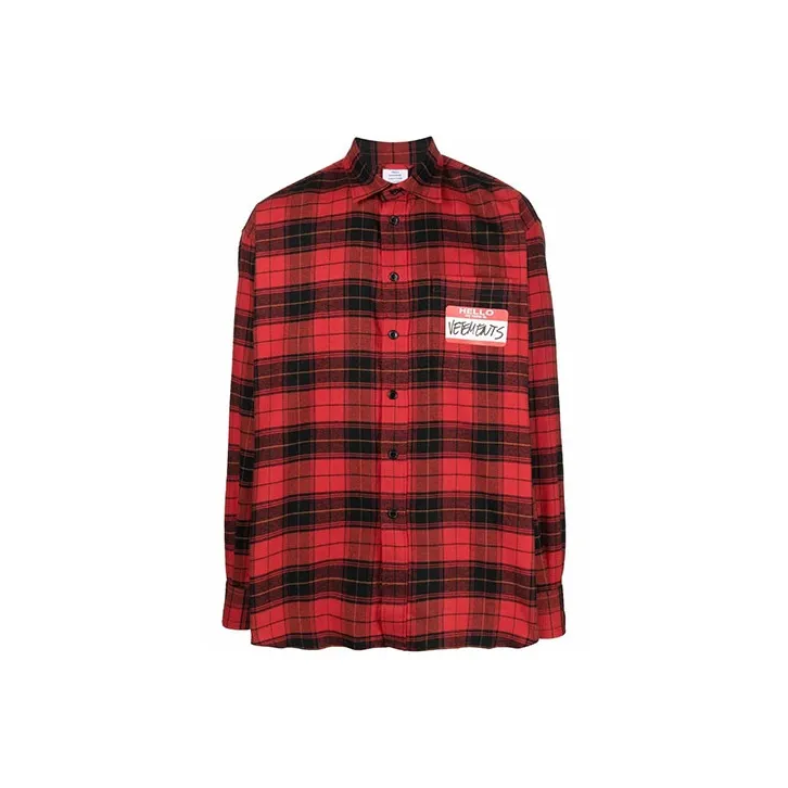 Vetements Plaid Shirt-0