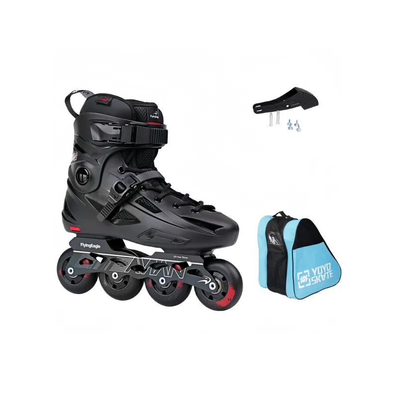 FLYING EAGLE Inline Skates Casual Street Skating, Stylish Unisex 35 46 Black FBS+Brake-21