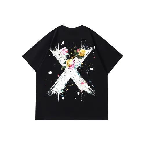 VXOXV T Shirts Unisex Black