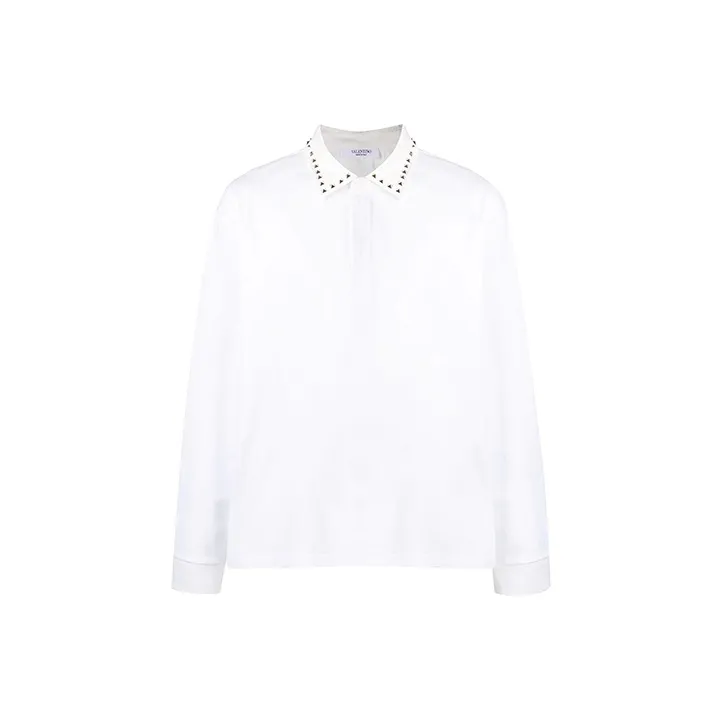 Valentino Polo Shirts Men White-0