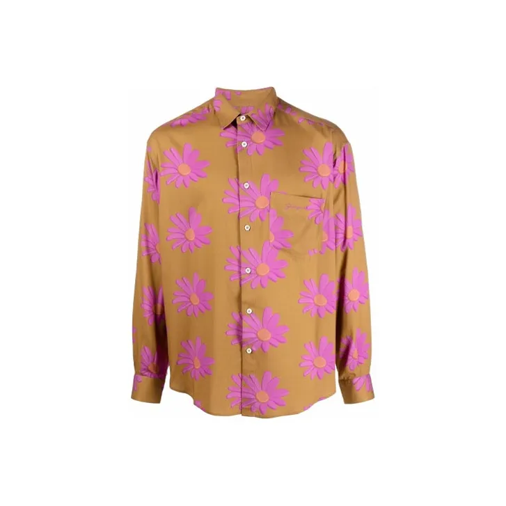 Jacquemus Shirts Men Brown-0