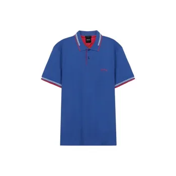 HUGO BOSS Polo Shirts Men Royal Blue