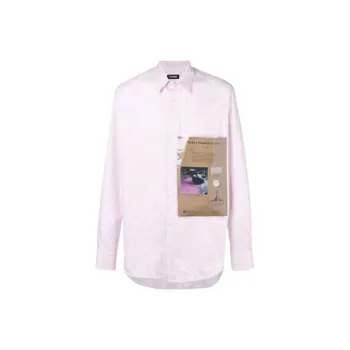 RAF SIMONS Shirts Men Pink