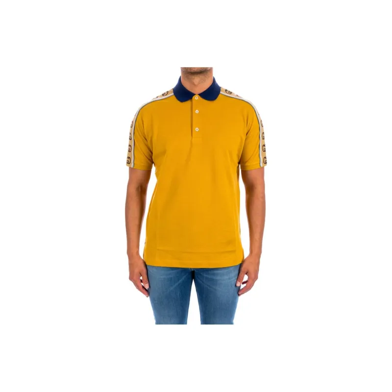 GUCCI Polo Shirts Men Orange-0