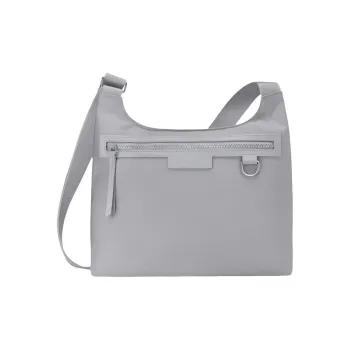 LONGCHAMP Le Pliage Néo Polyamide Canvas Messenger Bag Shoulder Bag Crossbody Bag Women's Cement Gray