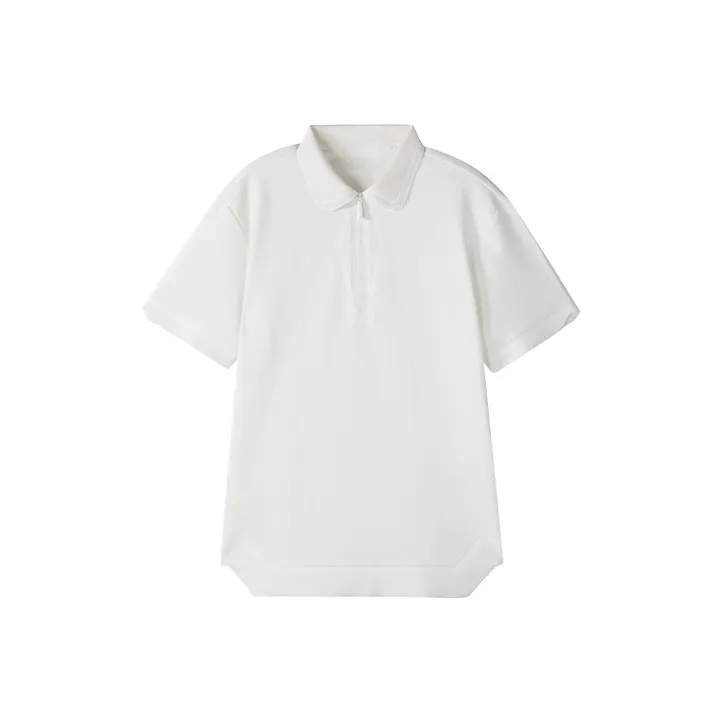 NORVINCY Breathable Stretch Embossed Outlined Polo Shirt Unisex-3
