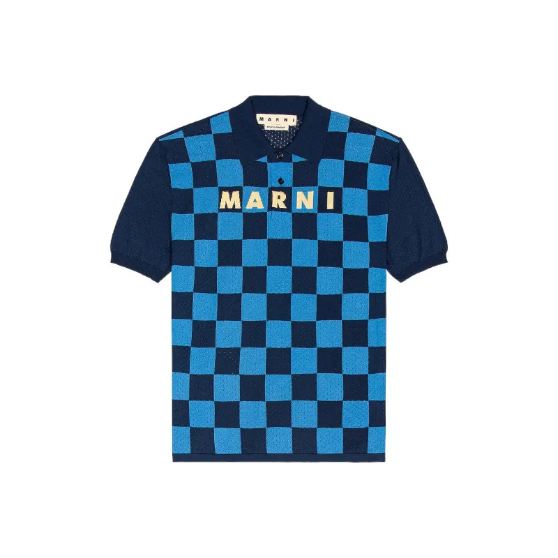 MARNI Polo Shirts Men Blue-0