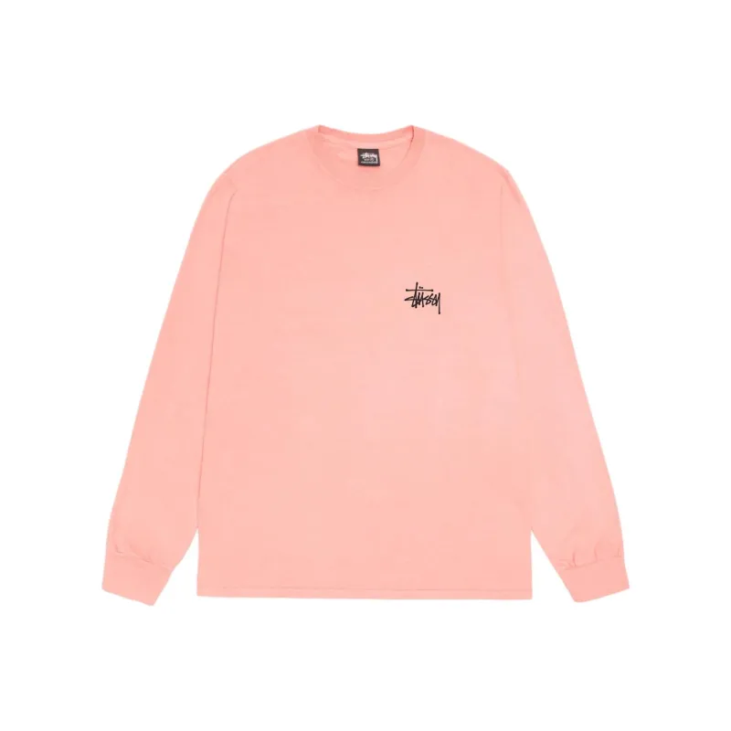 Stussy Basic Pigment Dyed Long Sleeve Tee-7