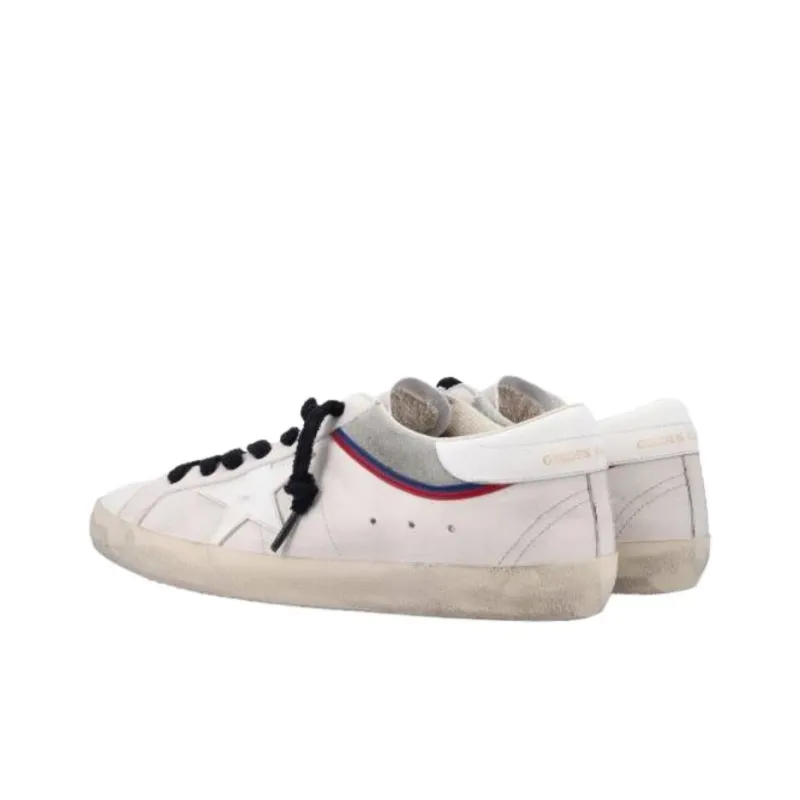 Golden Goose Super Star White Grey Red Blue-3