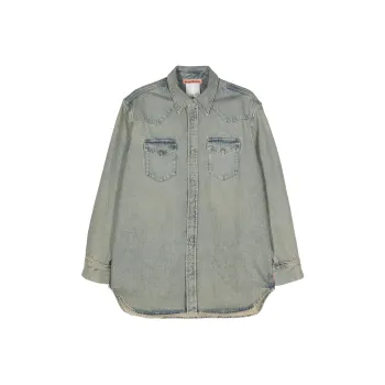 Acne Studios Collared Long Sleeved Denim Shirt