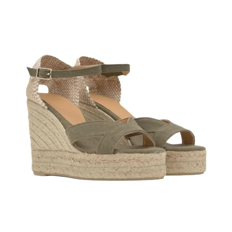 Castañer BRUNA Strap Sandals Women's Green-3