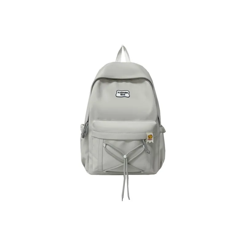 Single Warehouse Twill Backpack Unisex Black/Pink/Yellow/Light Green/Beige-15