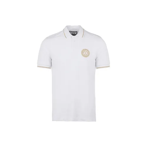 VERSACE JEANS COUTURE Polo Shirts Men White
