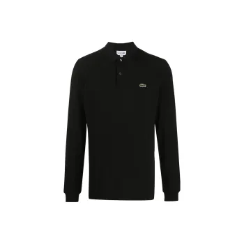 LACOSTE Logo Patch Long Sleeved Polo Shirt