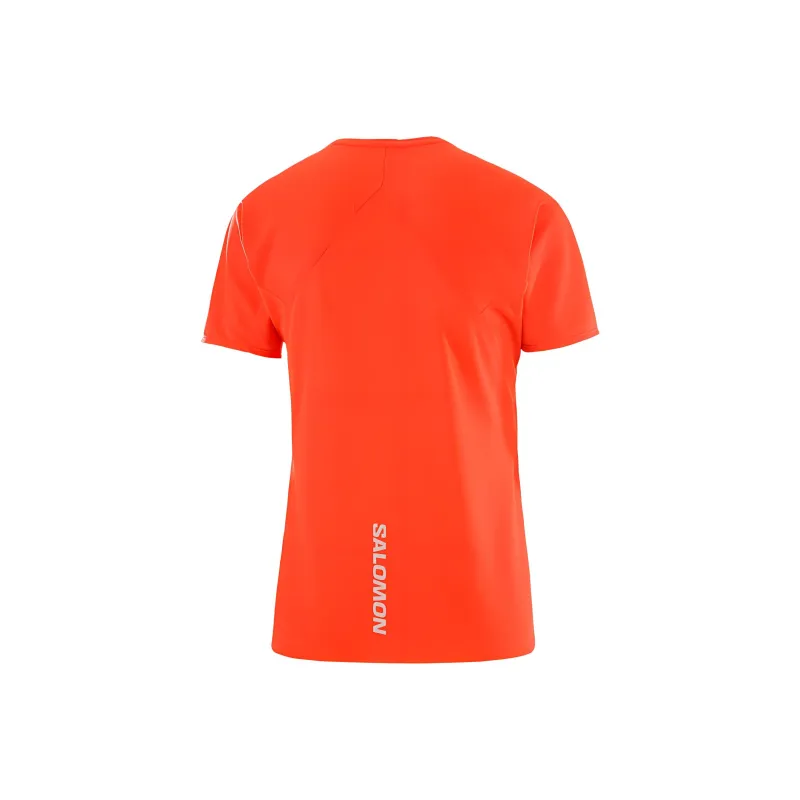 SALOMON S/LAB Speed Raglan Sleeve T Shirt Women's Fire Red-1