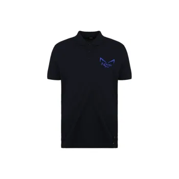 FENDI Polo Shirt Men's Navy Blue