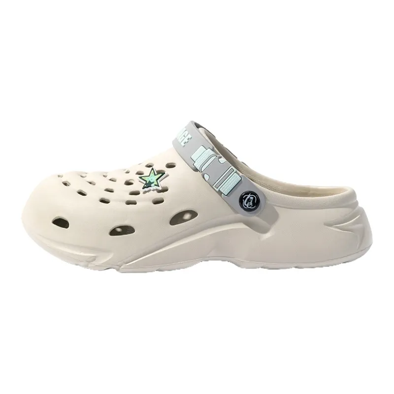 Le Drag Slippers Black/Khaki/Gray-13