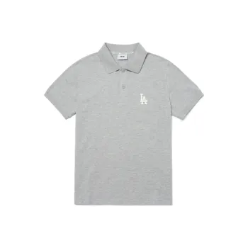 MLB Los Angeles Dodgers Polo Shirts Men Gray