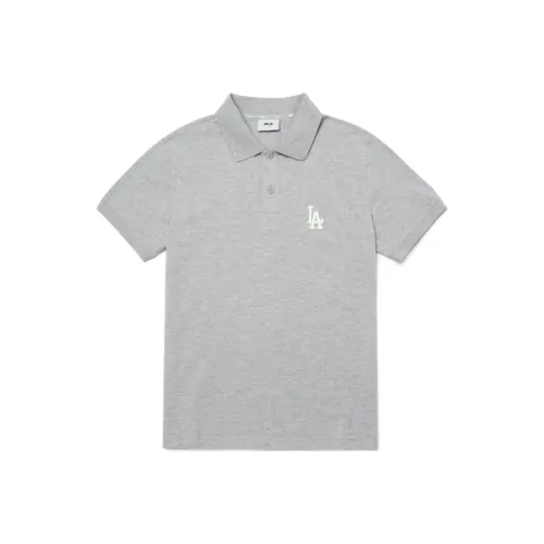 MLB Los Angeles Dodgers Polo Shirts Men Gray
