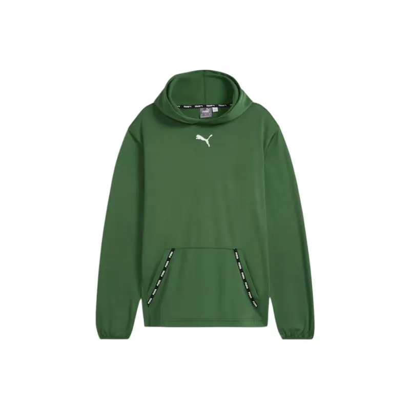 PUMA Fit Pwrfleece Hoodie Sweatshirt Men's Green-0