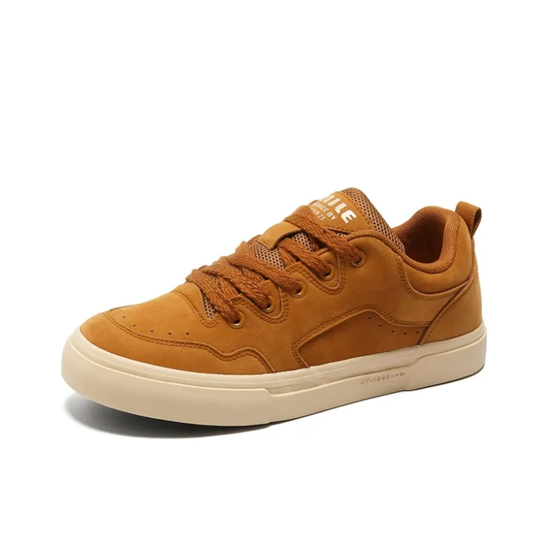 Budding Bear Slip Resistant, Abrasion Resistant, Lightweight, Support, Height Increasing Low Top Skateboard Shoes Men's-7