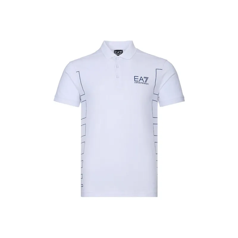 EMPORIO ARMANI EA7 SS19 Polo Shirt Men's White-0