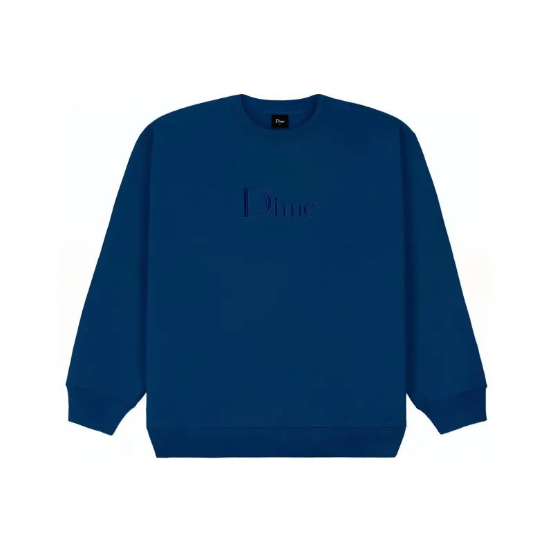 Dime Classic Embroidered Crewneck-1
