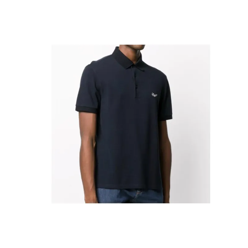Ermenegildo Zegna Polo Shirts Men Dark Blue-5