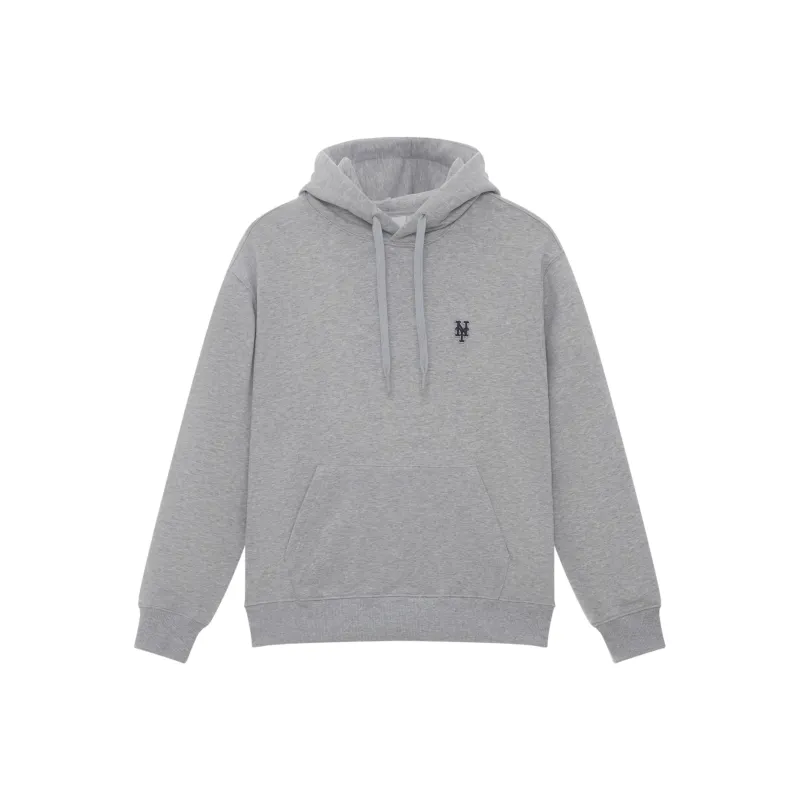 MLB Basic Collection New York Mets 24FW Pullover Early Autumn Hoodie Unisex Heather Gray-0