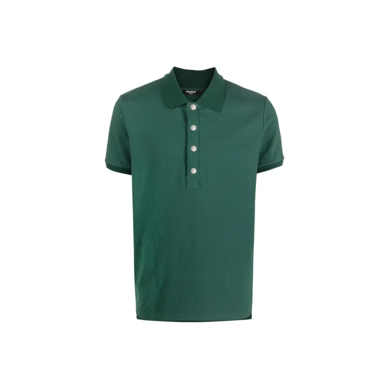 BALMAIN Polo Shirts Men Green-0