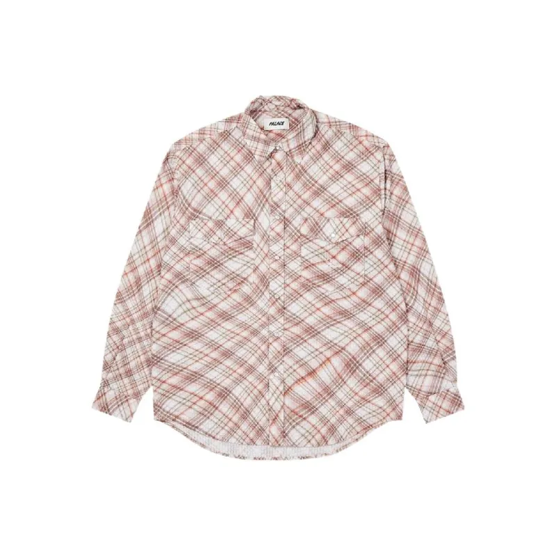 PALACE Warp Check Shirt-0