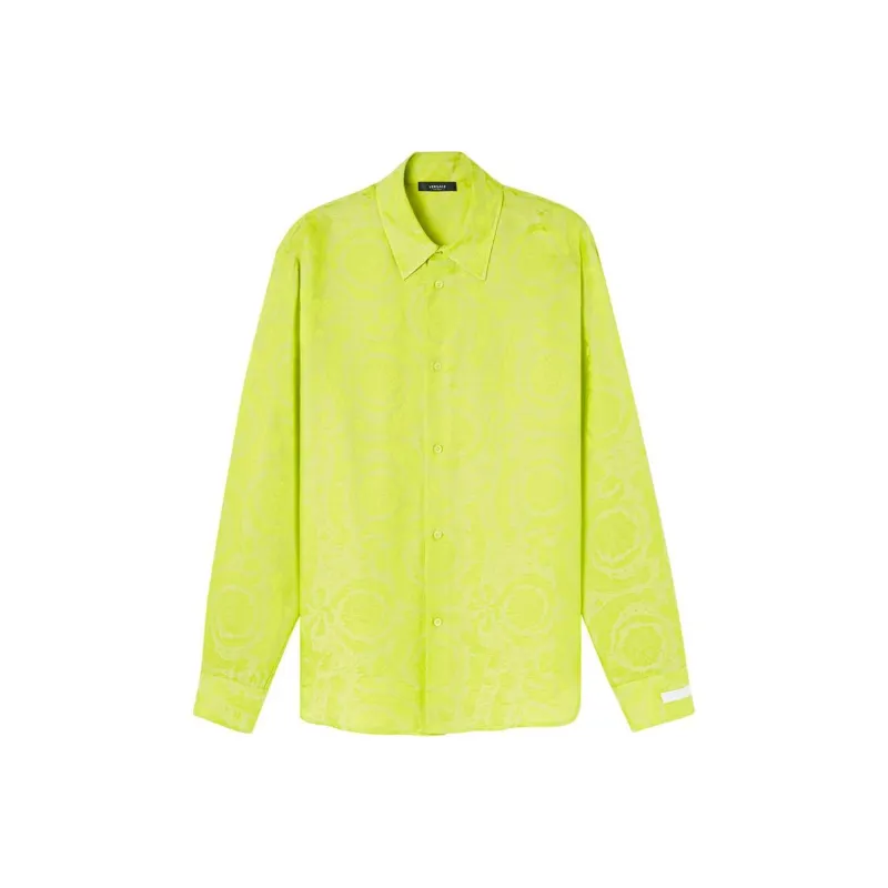 VERSACE SS24 Shirt Men's Ochre Yellow-0